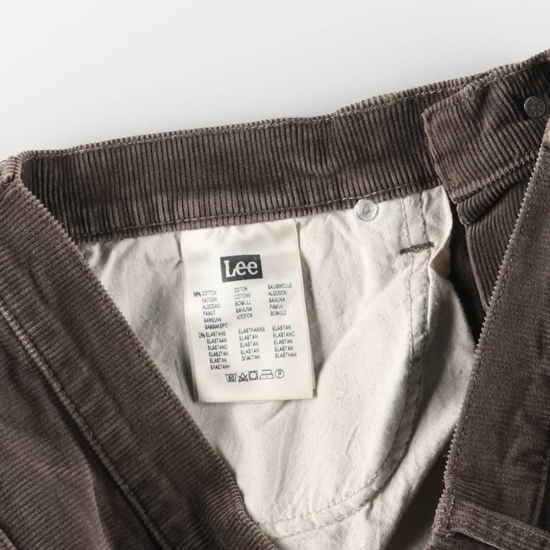 Lee DAREN Corduroy Pants Men's Size W32 cotton brown type Vintage Second Hand