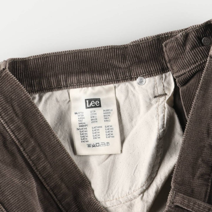 Lee DAREN Corduroy Pants Men's Size W32 cotton brown type Vintage Second Hand