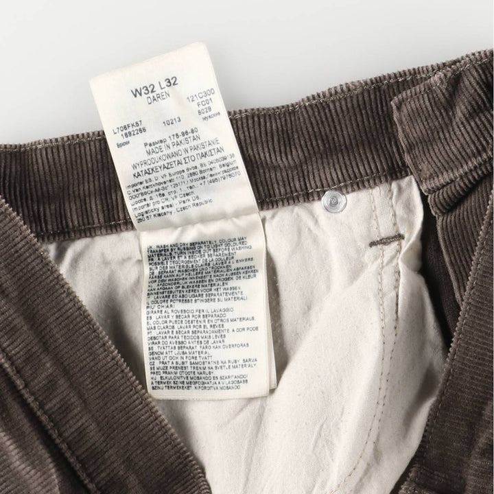 Lee DAREN Corduroy Pants Men's Size W32 cotton brown type Vintage Second Hand