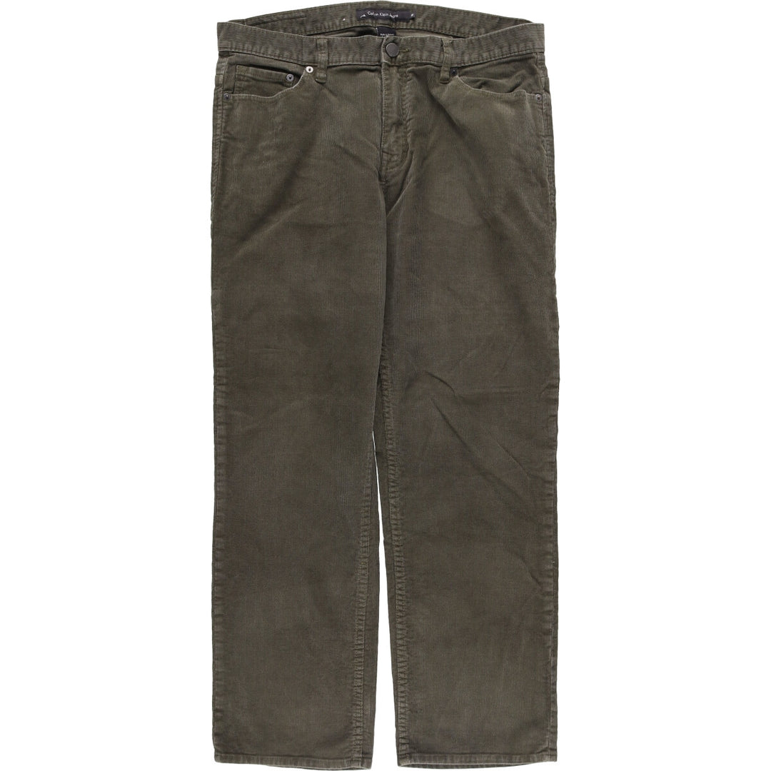 Calvin Klein Jeans corduroy pants, men's size W36 cotton black type Vintage Second Hand
