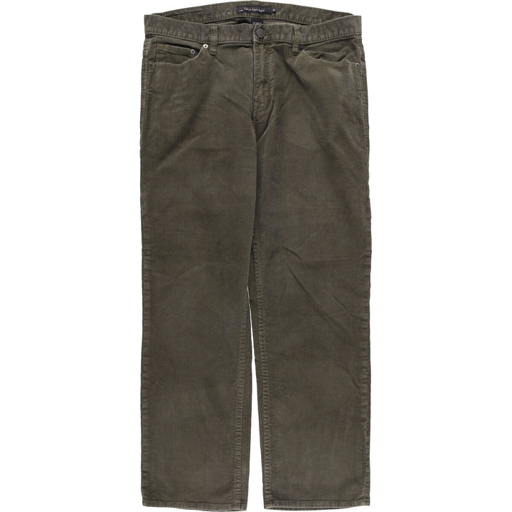 Calvin Klein Jeans corduroy pants, men's size W36 cotton black type Vintage Second Hand