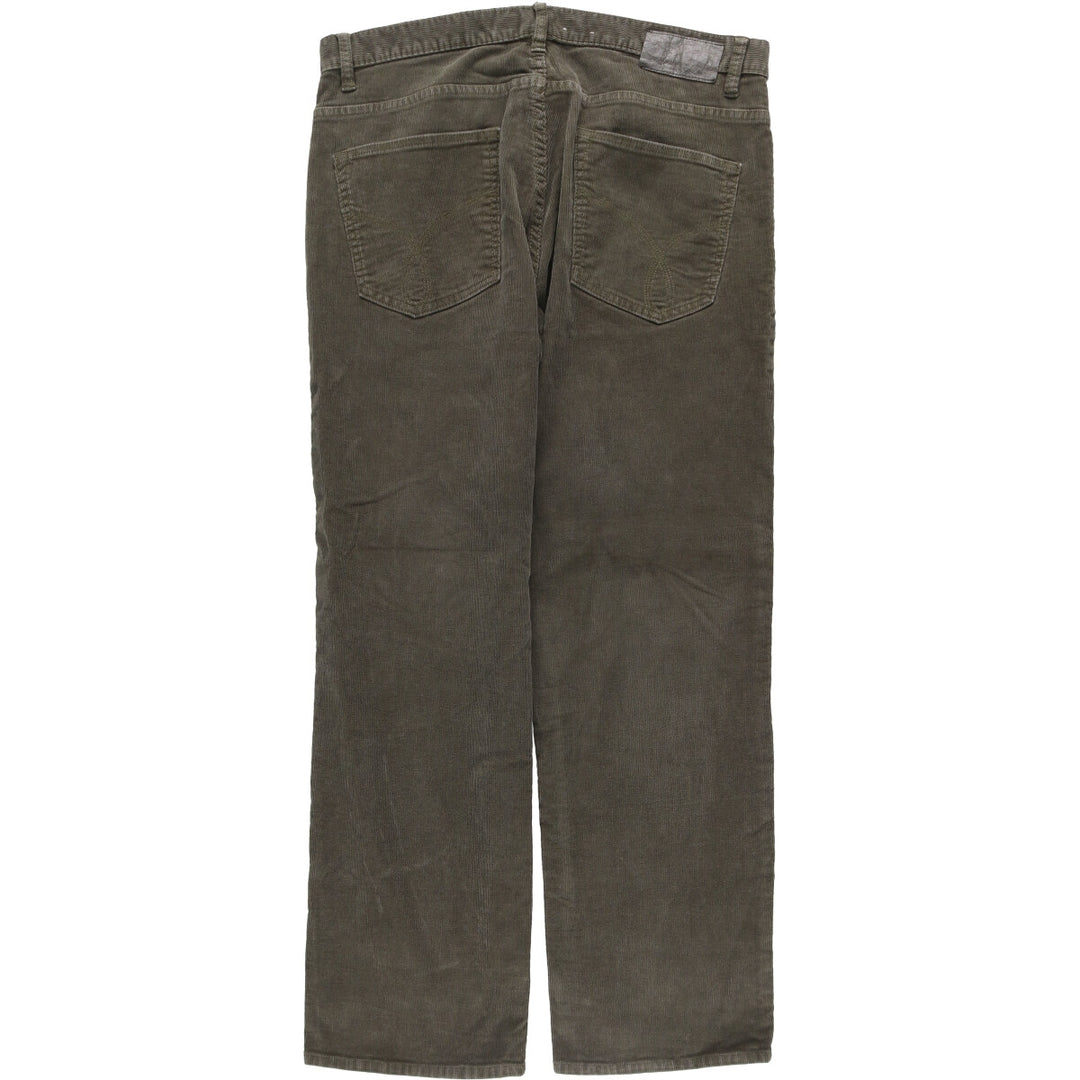 Calvin Klein Jeans corduroy pants, men's size W36 cotton black type Vintage Second Hand