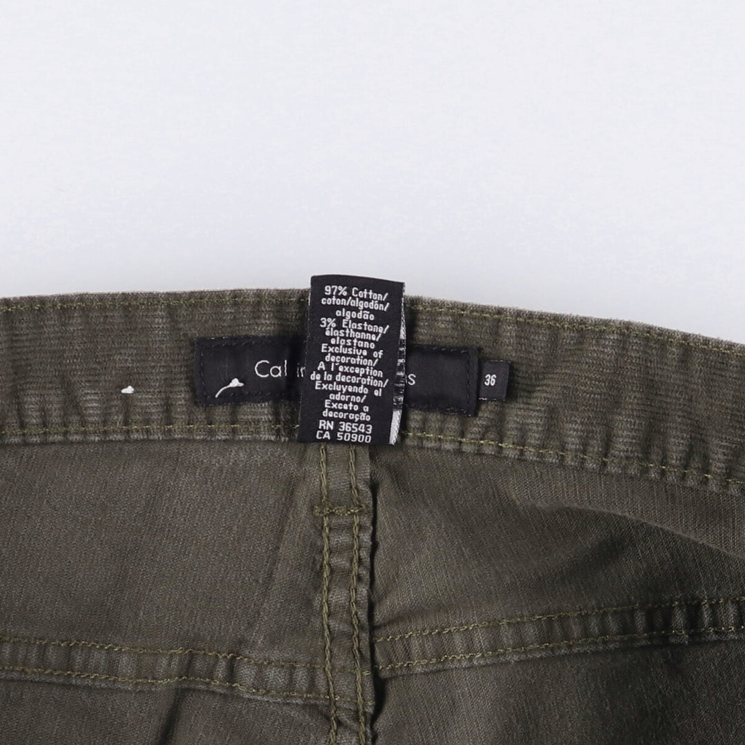 Calvin Klein Jeans corduroy pants, men's size W36 cotton black type Vintage Second Hand