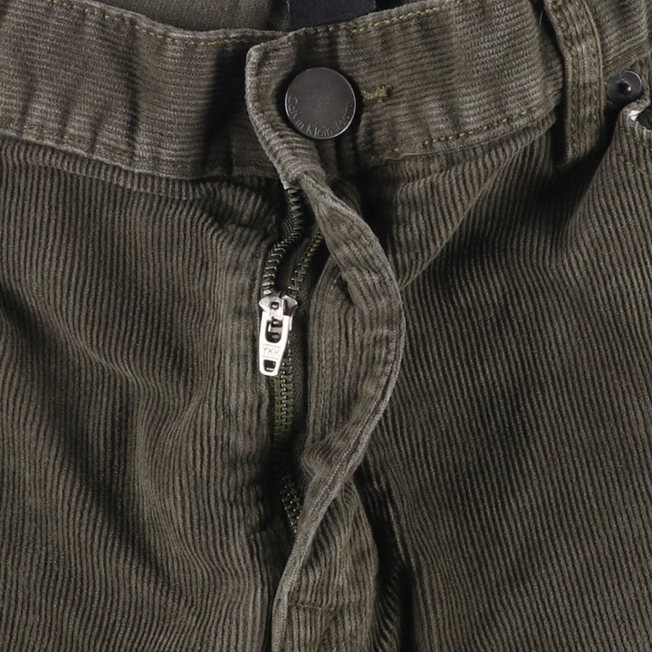 Calvin Klein Jeans corduroy pants, men's size W36 cotton black type Vintage Second Hand