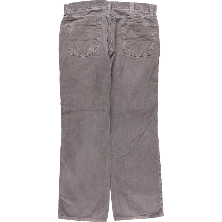 LLBean Standard Fit Corduroy Pants, Men's, Size W35 cotton gray type Vintage Second Hand