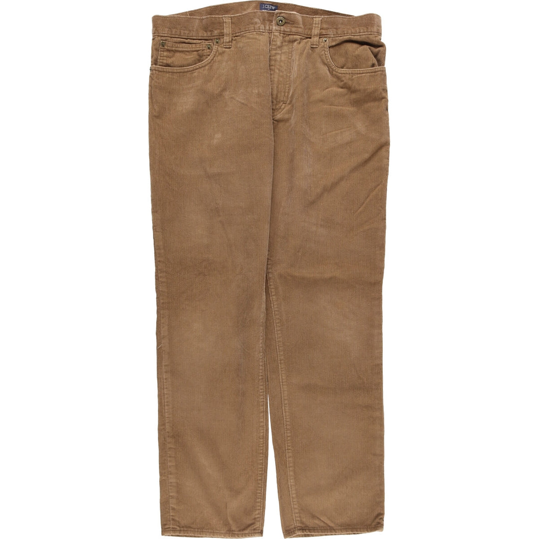 J.Crew THE SUTTON Corduroy Pants, Men's, Size 36 cotton brown type Vintage Second Hand