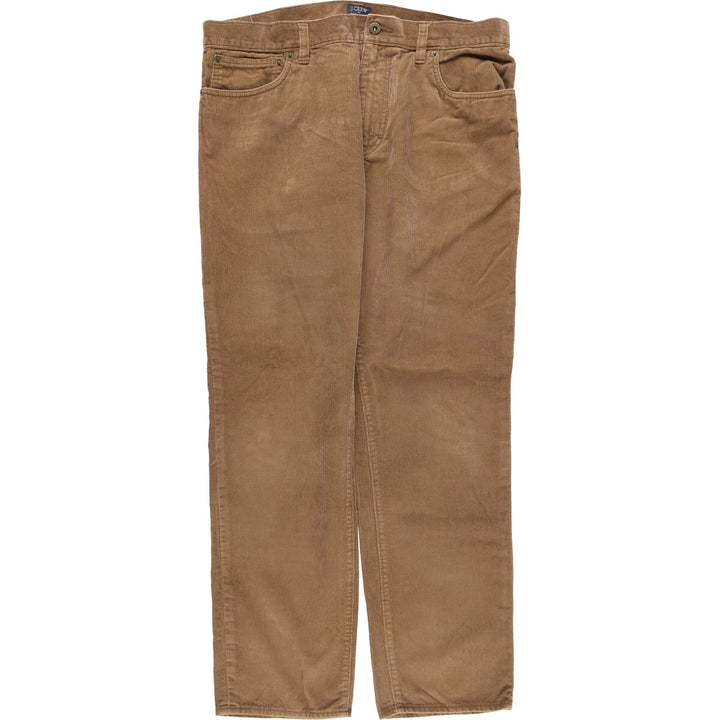 J.Crew THE SUTTON Corduroy Pants, Men's, Size 36 cotton brown type Vintage Second Hand
