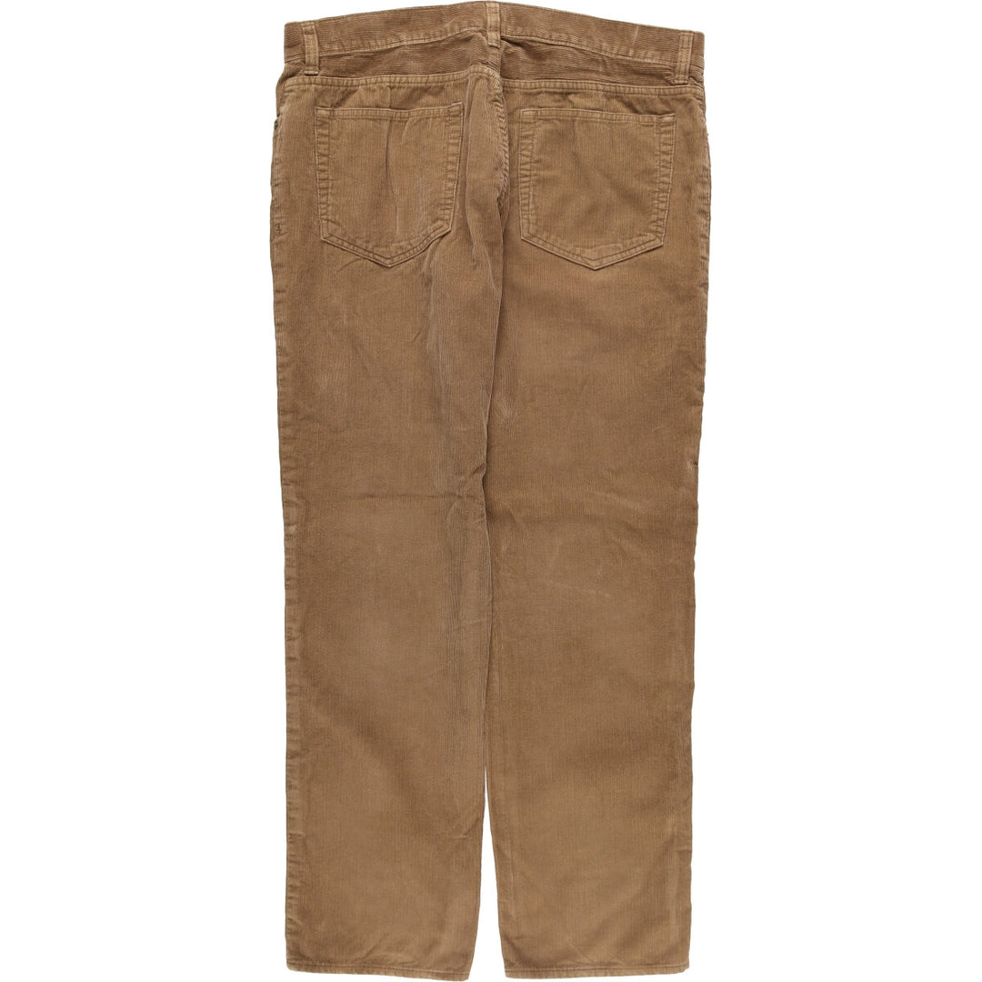 J.Crew THE SUTTON Corduroy Pants, Men's, Size 36 cotton brown type Vintage Second Hand