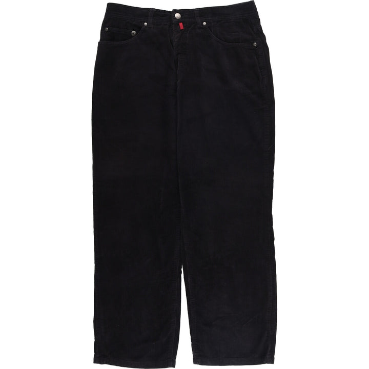 Pierre Cardin men's corduroy pants, size W33 cotton black type Vintage Second Hand