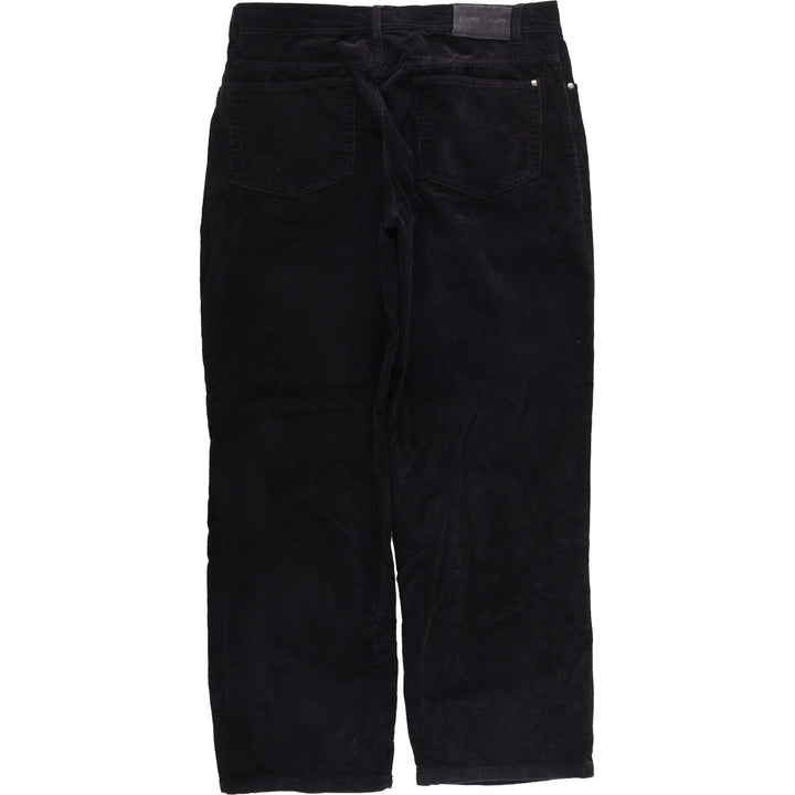 Pierre Cardin men's corduroy pants, size W33 cotton black type Vintage Second Hand
