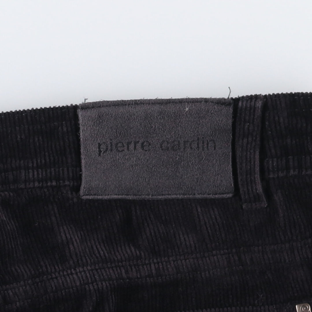 Pierre Cardin men's corduroy pants, size W33 cotton black type Vintage Second Hand