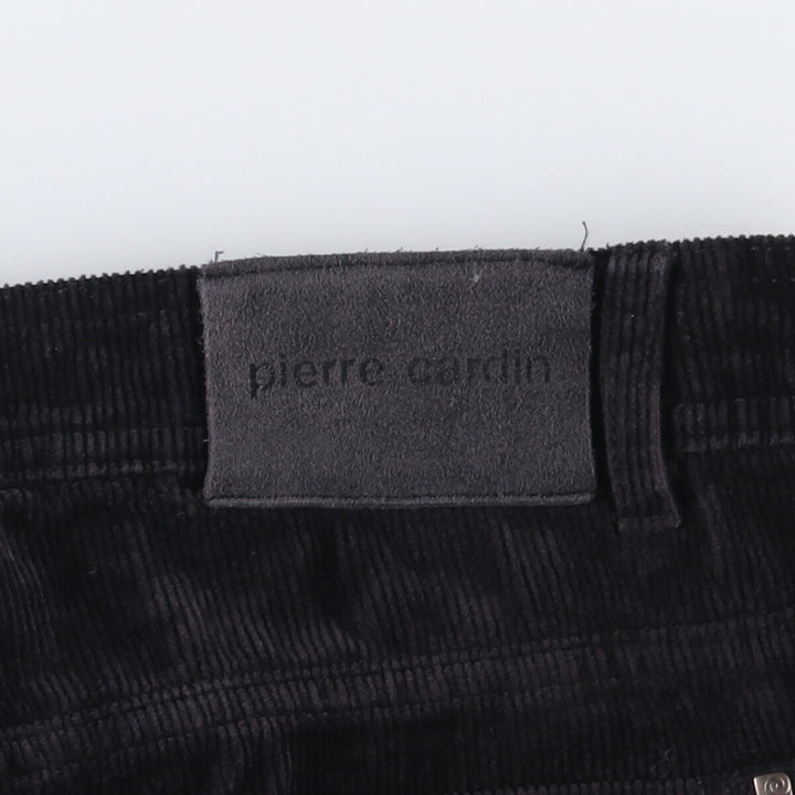 Pierre Cardin men's corduroy pants, size W33 cotton black type Vintage Second Hand