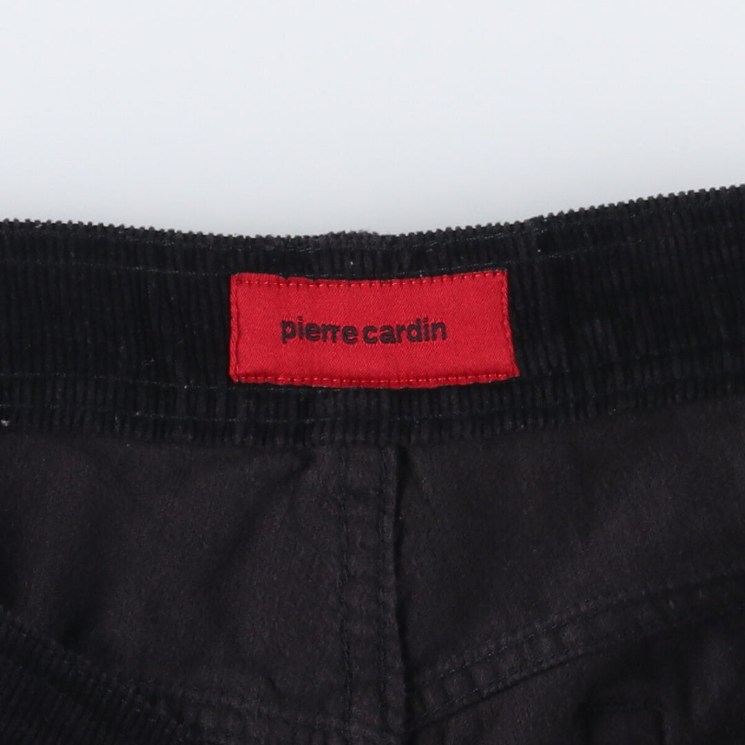 Pierre Cardin men's corduroy pants, size W33 cotton black type Vintage Second Hand