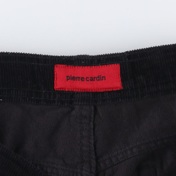 Pierre Cardin men's corduroy pants, size W33 cotton black type Vintage Second Hand