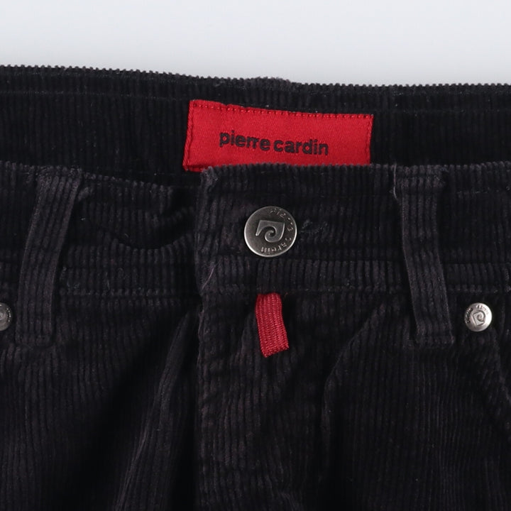 Pierre Cardin men's corduroy pants, size W33 cotton black type Vintage Second Hand