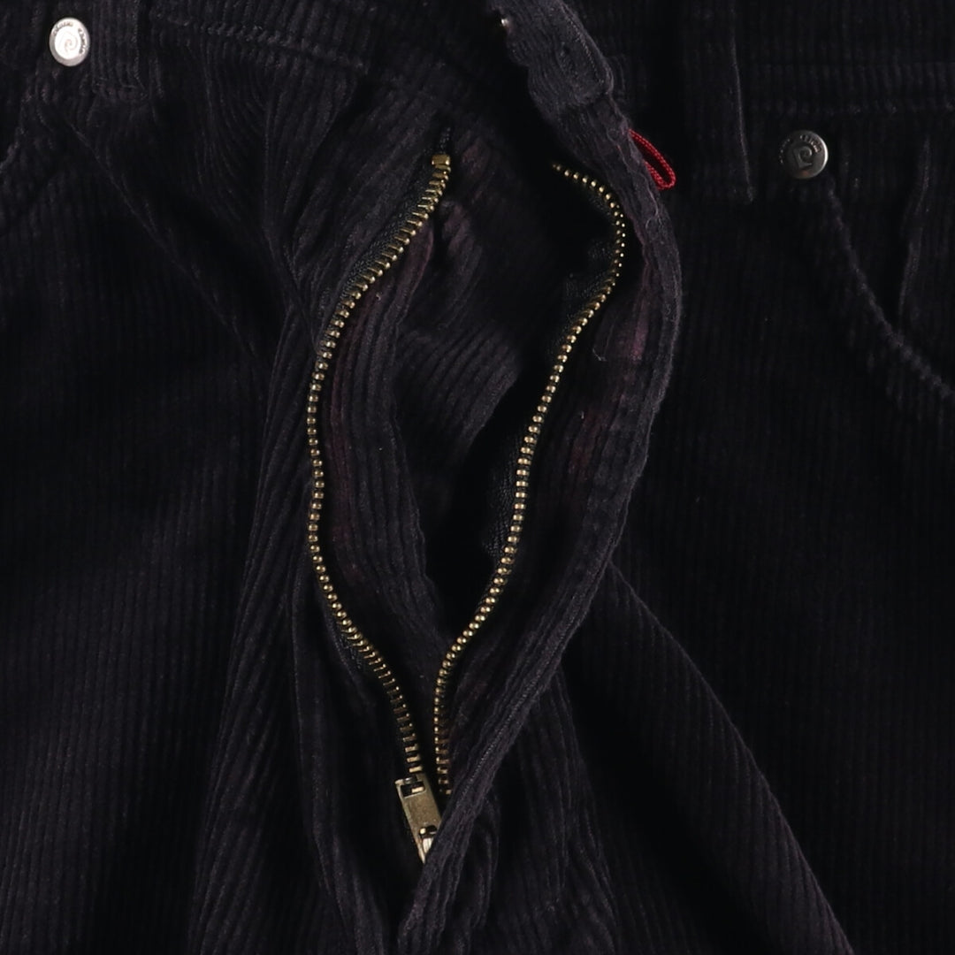 Pierre Cardin men's corduroy pants, size W33 cotton black type Vintage Second Hand