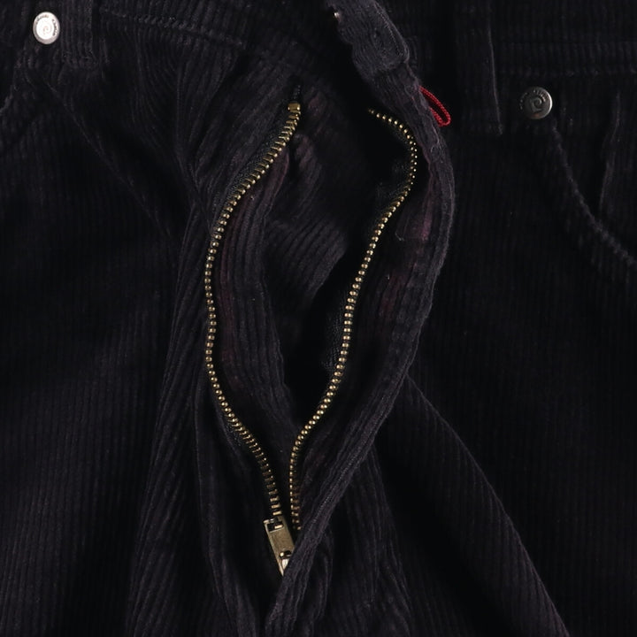 Pierre Cardin men's corduroy pants, size W33 cotton black type Vintage Second Hand