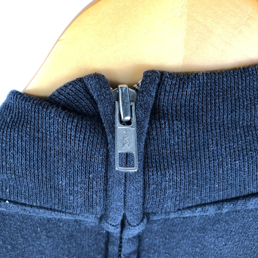 2000'S Harley-Davidson Fire Pattern Full-Zip Sweatshirt, Men's Size Medium cotton black type Vintage Second Hand