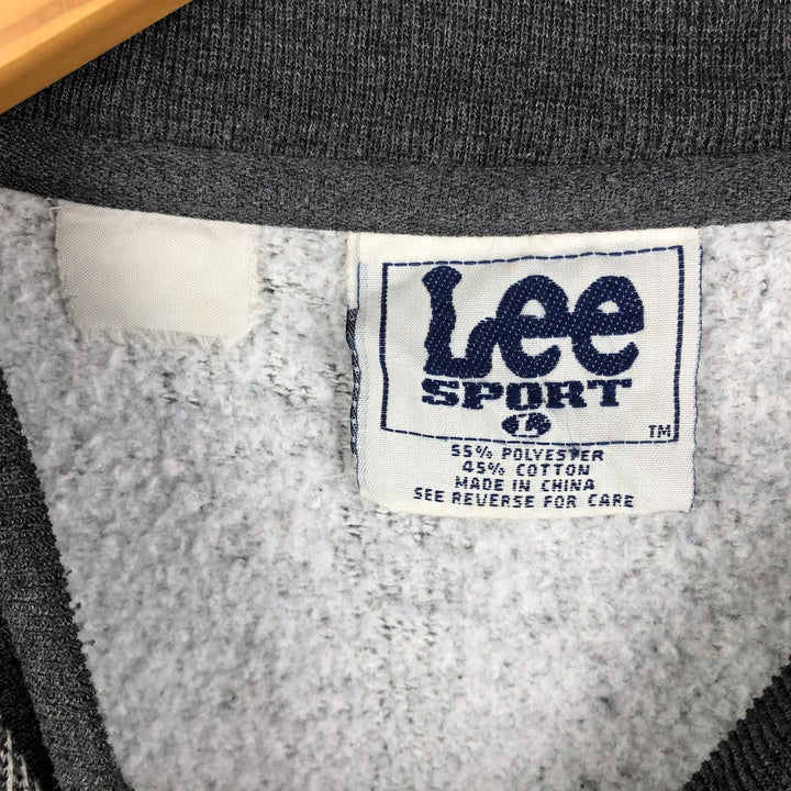 90s-00'S Lee SPORT Striped V-Neck NFL Las Vegas Raiders Sweatshirt, Men's Size L polyester white type Vintage Second Hand