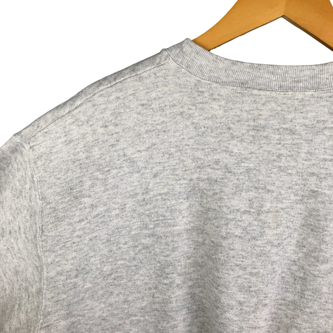 90s-00'S Hanes ACTIVEWEAR NFL Washington Redskins Print Sweatshirt, Made in USA, Men's Size XL cotton gray type Vintage Second Hand