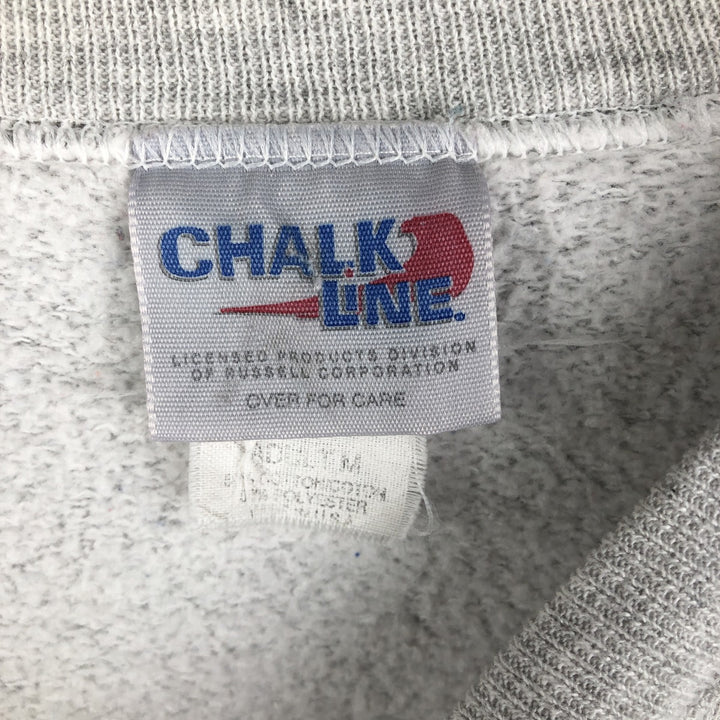 90'S Chalk Line NFL Green Bay Packers Sweatshirt, Made in USA, Men's Size Medium cotton gray type Vintage Second Hand