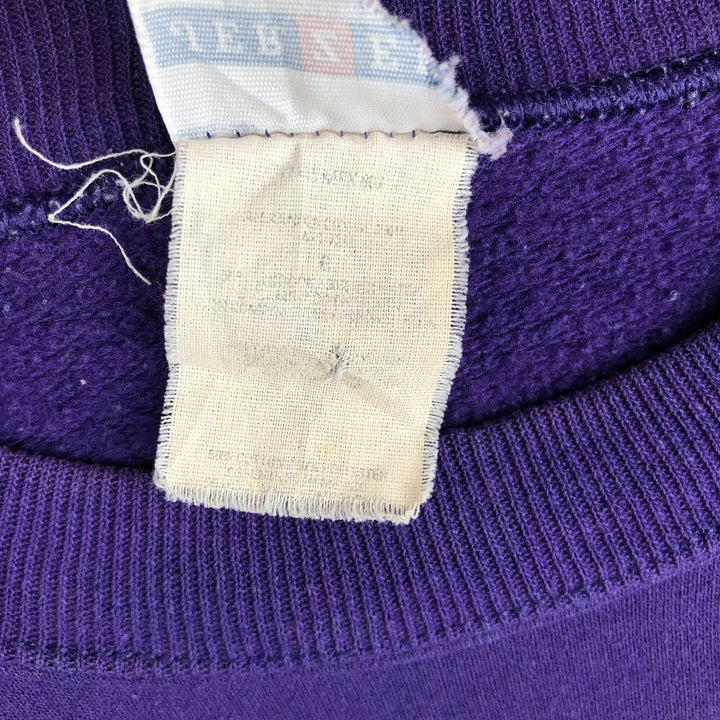 2000'S Jerzees Printed Sweatshirt, Men's Size L cotton purple type Vintage Second Hand