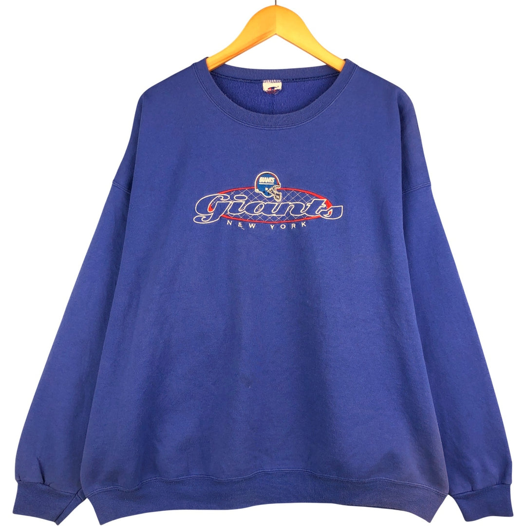 90'S Champion NFL New York Giants Sweatshirt, Men's XXL unclear blue type Vintage Second Hand