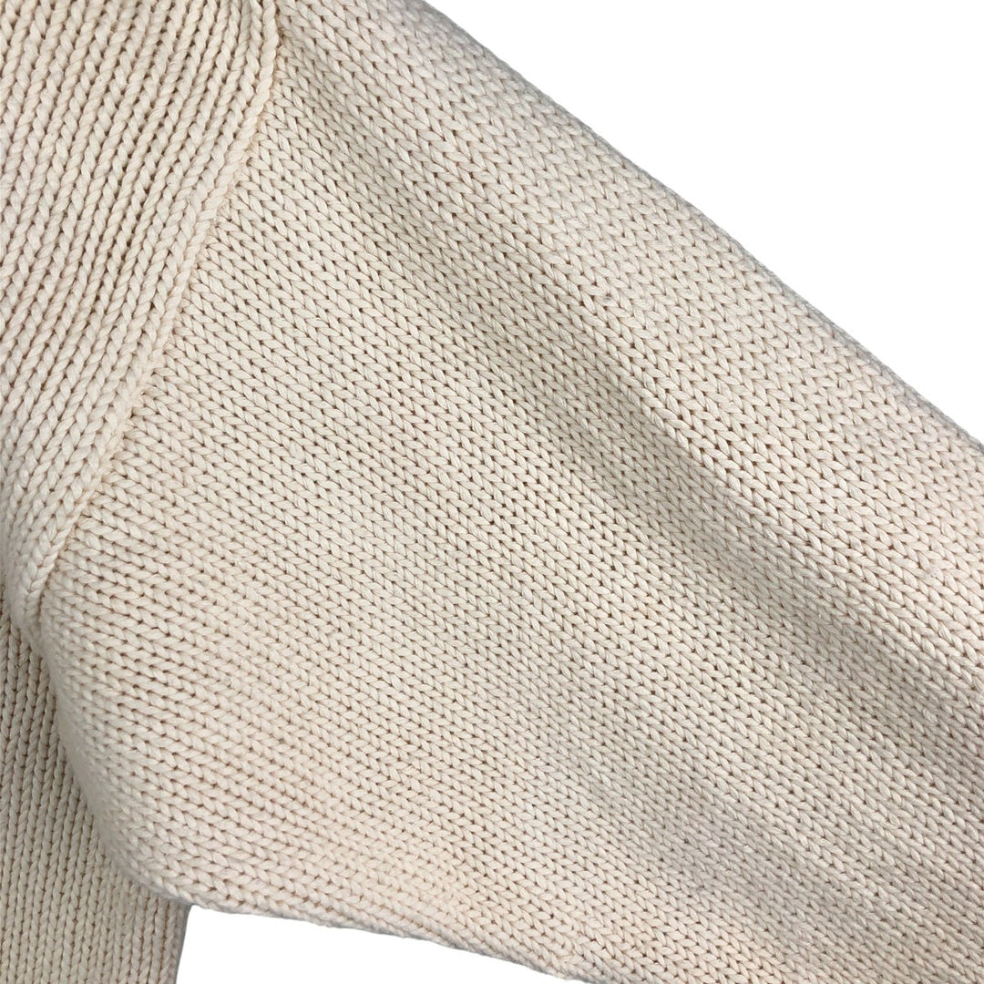 90'S GAP Old Gap Cable Knit Cotton Cardigan, Men's Size L, Vintage cotton unbleached Vintage Second Hand