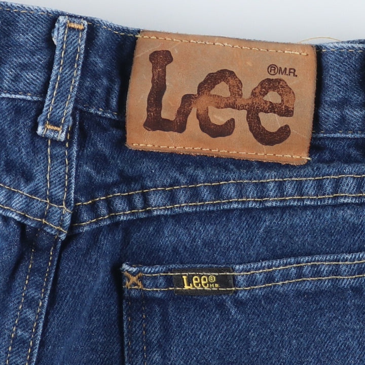 Vintage Lee Riders straight-leg denim pants from the 1980'S and 1990s, made in the USA, women's size M (w26). cotton blue type Vintage Second Hand