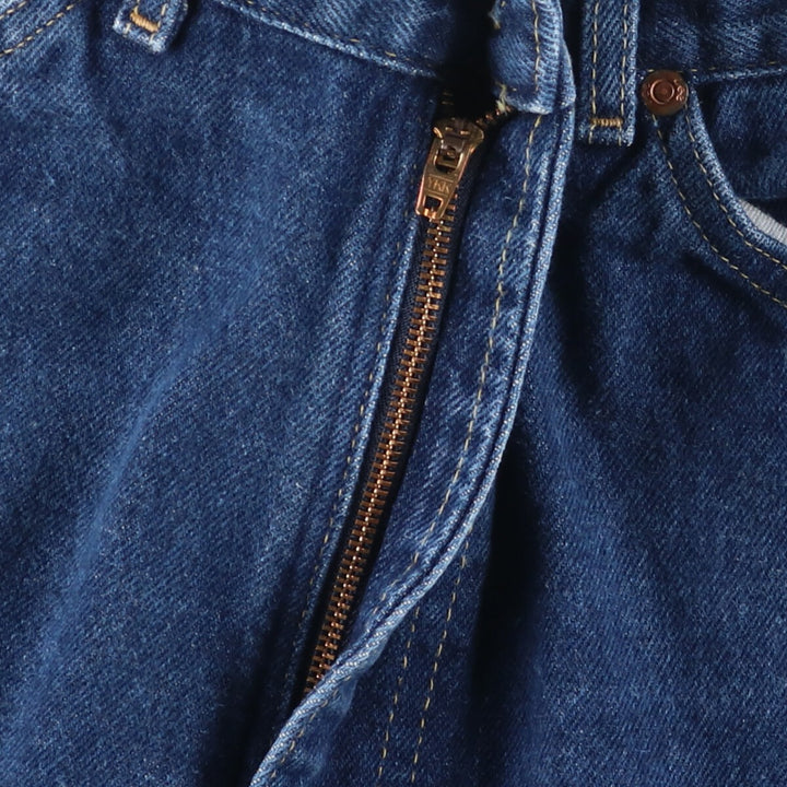 Vintage Lee Riders straight-leg denim pants from the 1980'S and 1990s, made in the USA, women's size M (w26). cotton blue type Vintage Second Hand