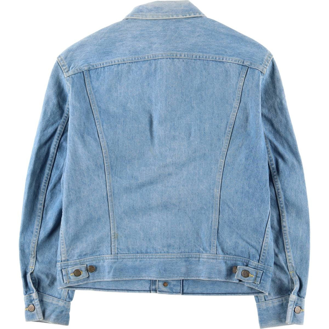 80'S Lee denim jacket, denim jacket, men's size L, vintage cotton blue type Vintage Second Hand