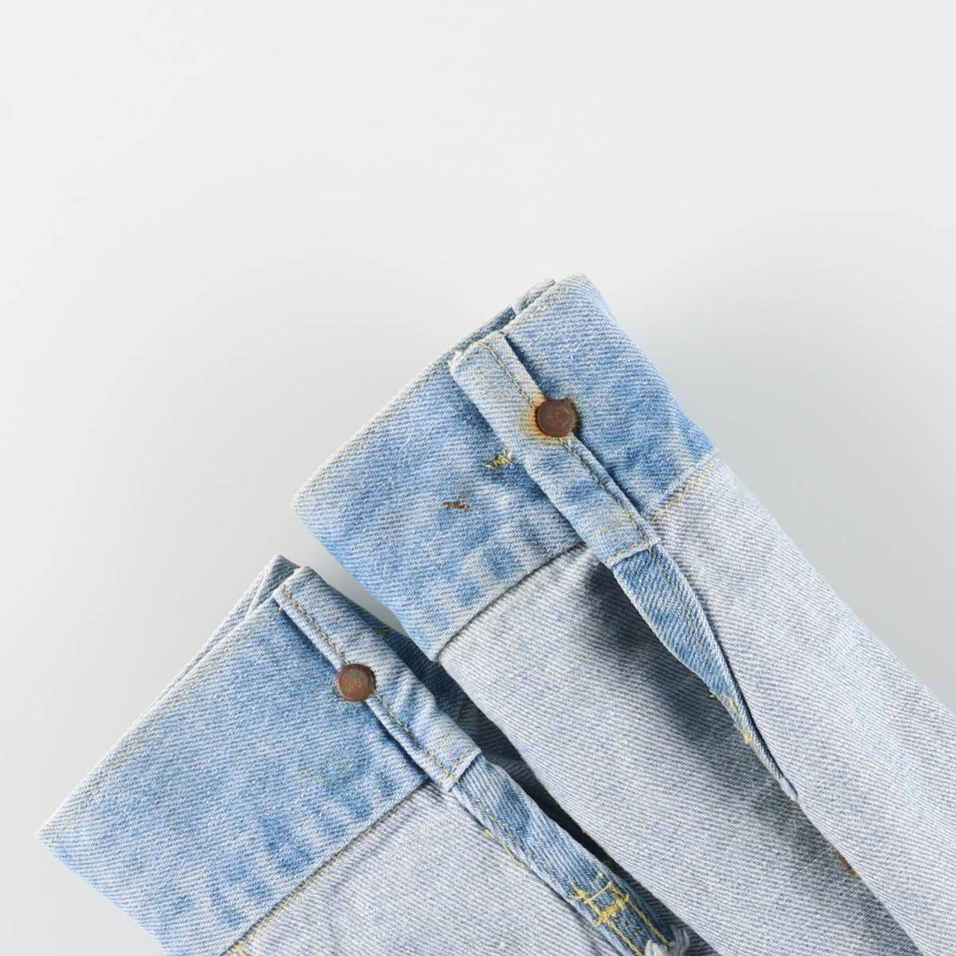 80'S Lee denim jacket, denim jacket, men's size L, vintage cotton blue type Vintage Second Hand