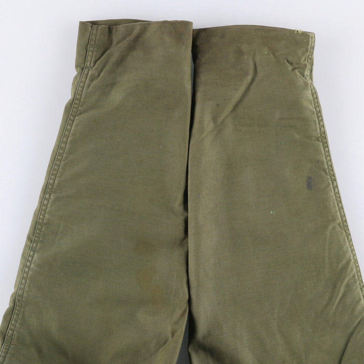 Special Price: Authentic 1980'S US Navy A-2 Deck Jacket with Back Stencil, Made in USA, Size Large (42-44) Nylon Khaki type Vintage Second Hand