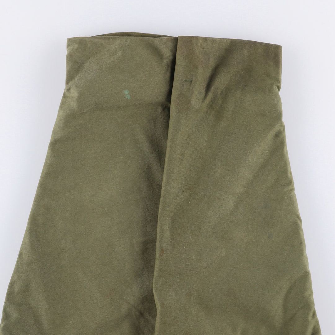 Special Price: Authentic 1980'S US Navy A-2 Deck Jacket with Back Stencil, Made in USA, Size Large (42-44) Nylon Khaki type Vintage Second Hand