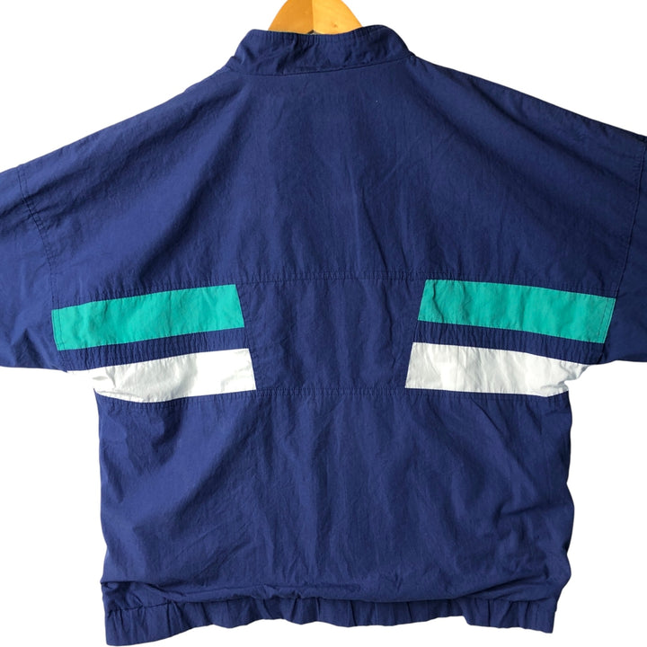 90'S Puma windbreaker, men's size M, vintage polyester Purple type blue-purple Vintage Second Hand
