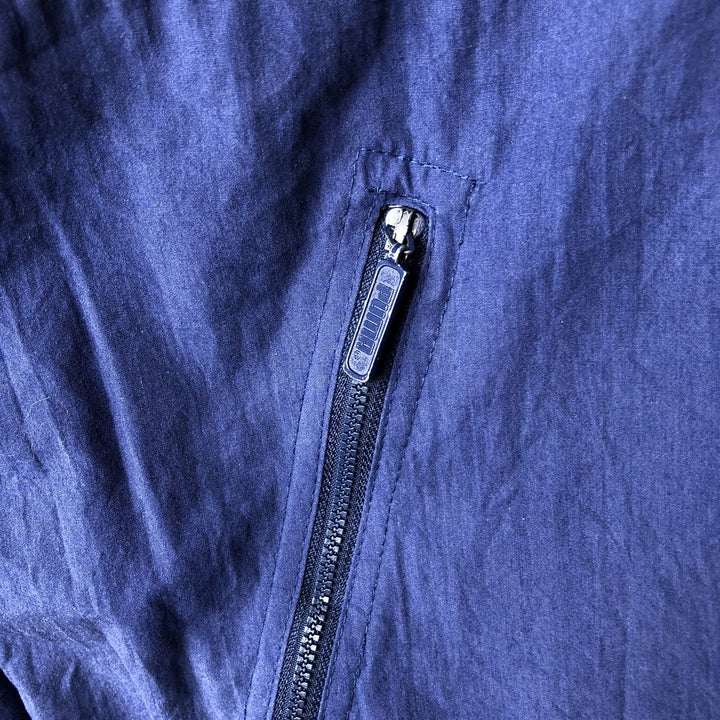 90'S Puma windbreaker, men's size M, vintage polyester Purple type blue-purple Vintage Second Hand