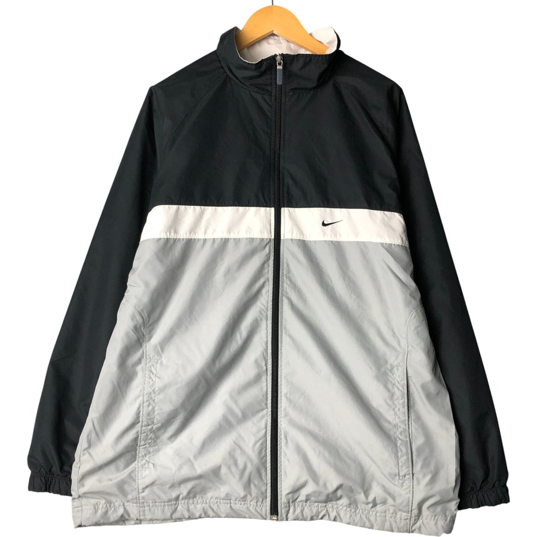 00'S Nike Windbreaker Men's Size L polyester gray type Vintage Second Hand