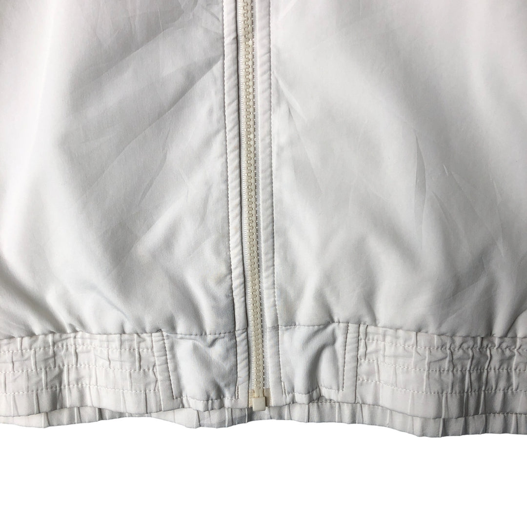 00'S adidas windbreaker, men's size M polyester white type Vintage Second Hand