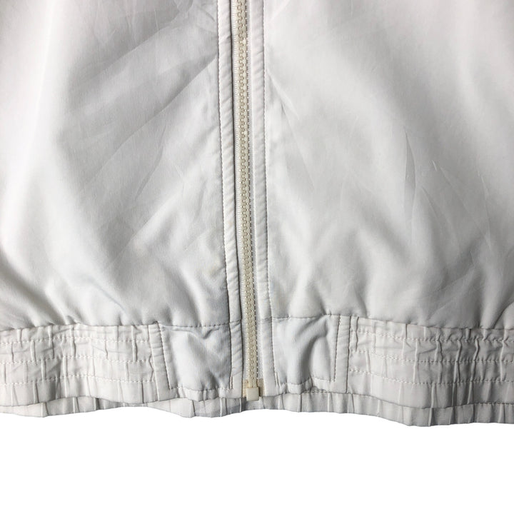 00'S adidas windbreaker, men's size M polyester white type Vintage Second Hand