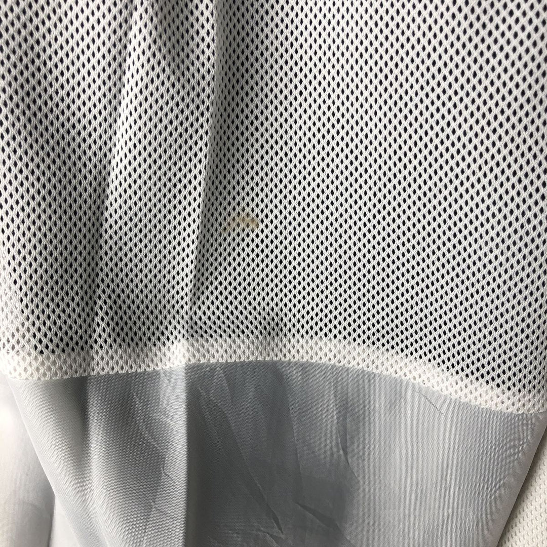 00'S adidas windbreaker, men's size M polyester white type Vintage Second Hand