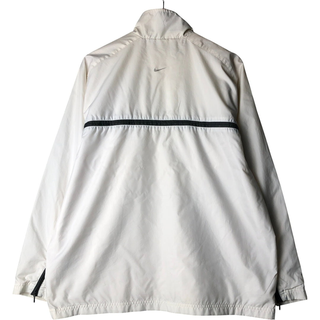 00'S Nike Windbreaker Men's M size polyester white type Vintage Second Hand