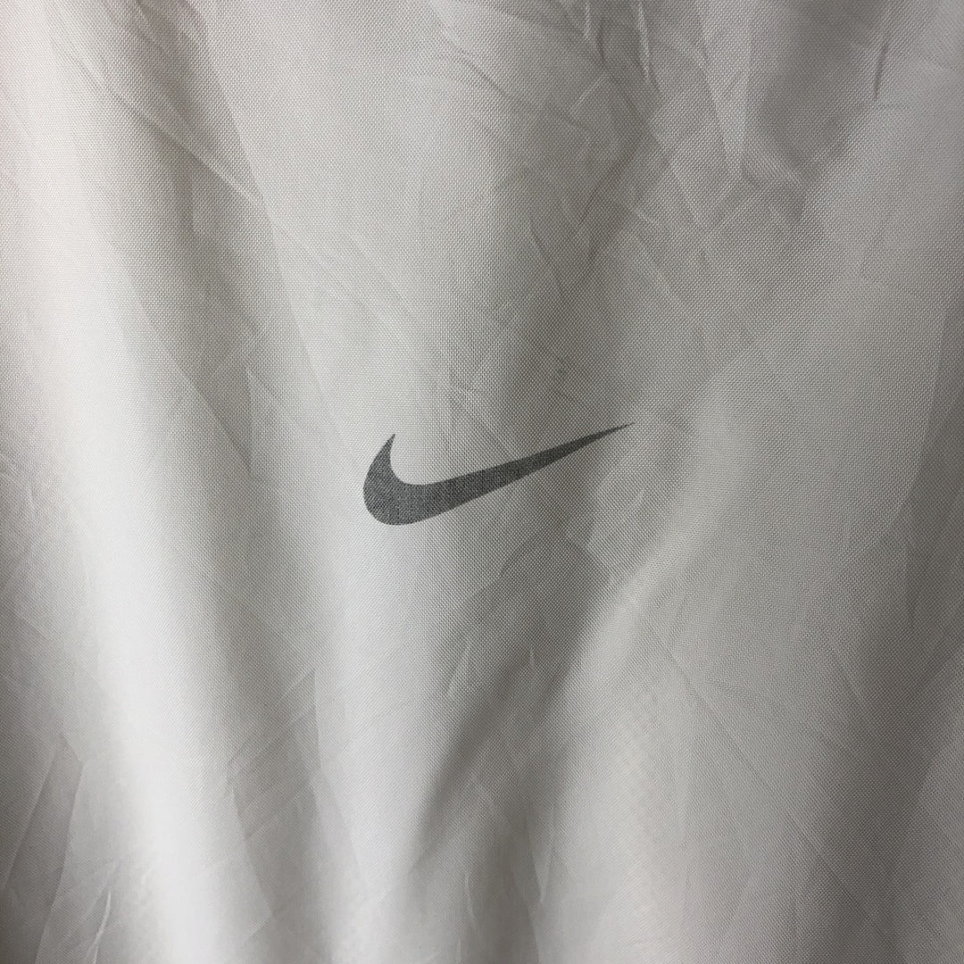00'S Nike Windbreaker Men's M size polyester white type Vintage Second Hand