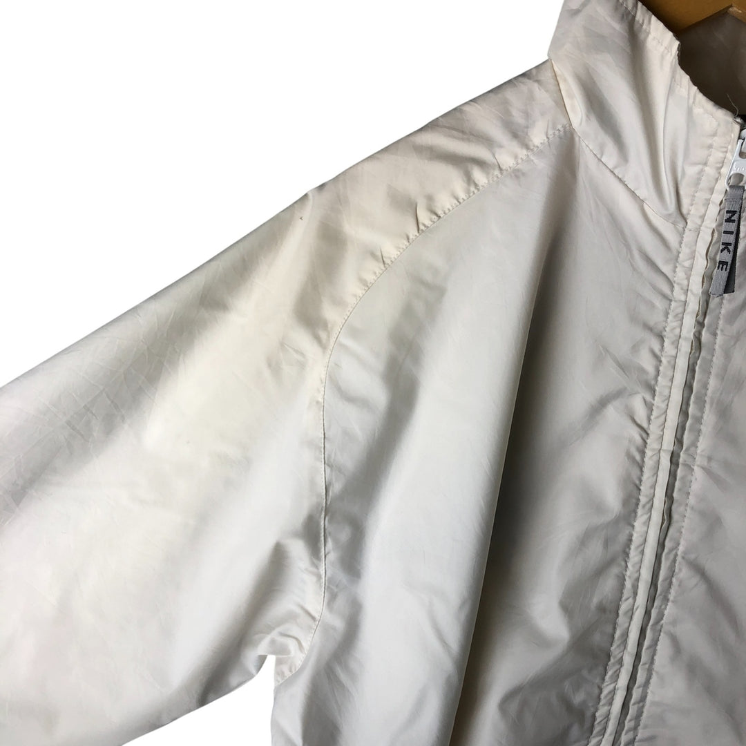 00'S Nike Windbreaker Men's M size polyester white type Vintage Second Hand
