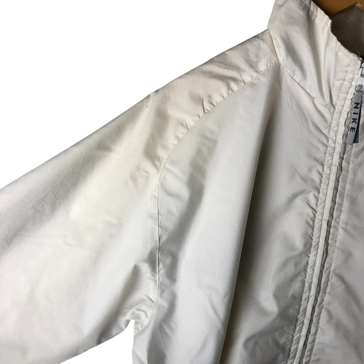 00'S Nike Windbreaker Men's M size polyester white type Vintage Second Hand
