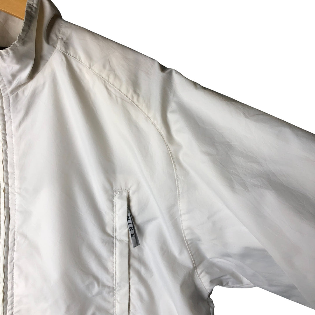 00'S Nike Windbreaker Men's M size polyester white type Vintage Second Hand