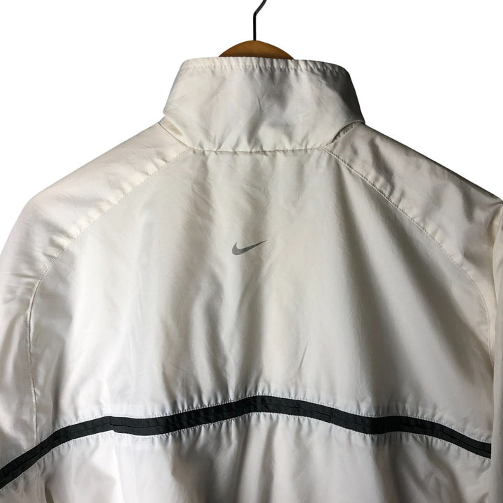 00'S Nike Windbreaker Men's M size polyester white type Vintage Second Hand