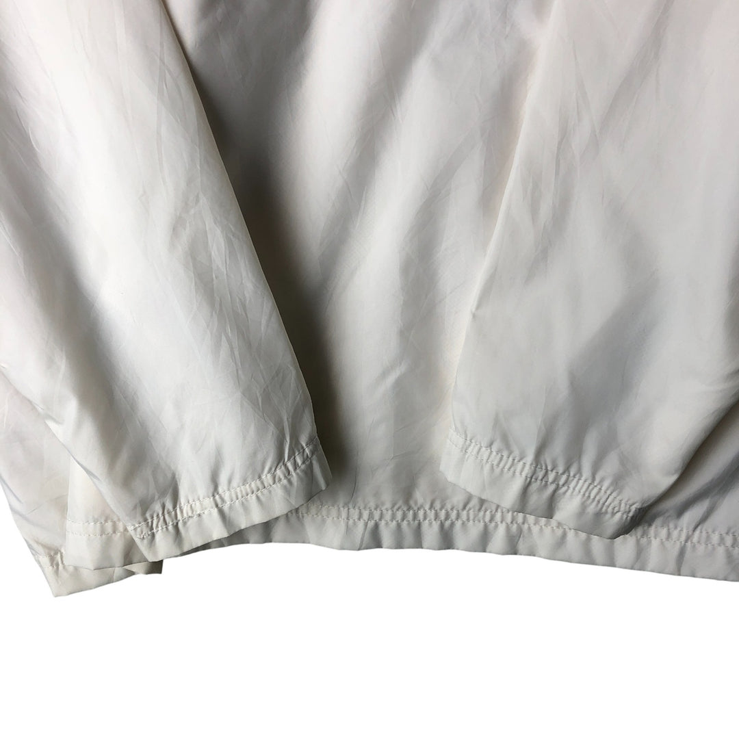 00'S Nike Windbreaker Men's M size polyester white type Vintage Second Hand
