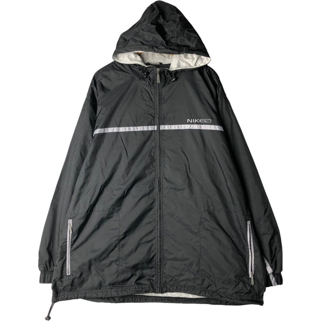 00'S Nike Nylon Parka Men's XXL Nylon black type Vintage Second Hand