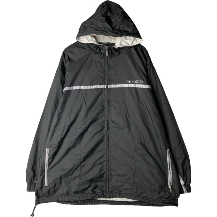 00'S Nike Nylon Parka Men's XXL Nylon black type Vintage Second Hand