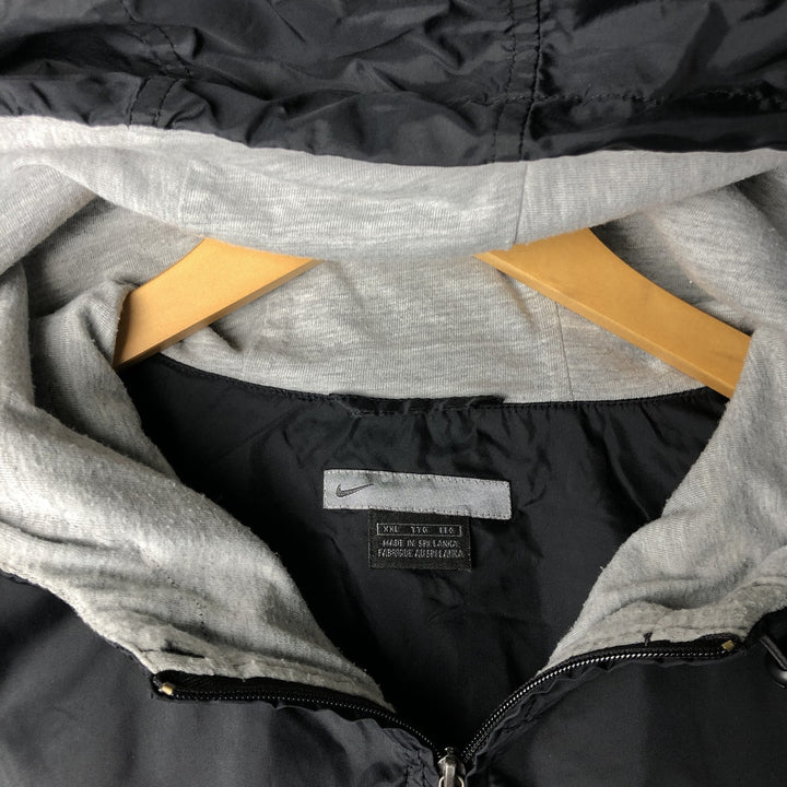 00'S Nike Nylon Parka Men's XXL Nylon black type Vintage Second Hand